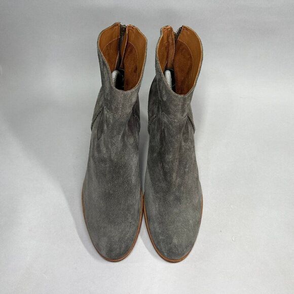 Kork-Ease Women's Size 10 Lapra Grey Suede Western Ankle Boots - Picture 3 of 12